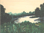 Painting: "Kliazma River"