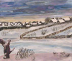 Painting: "The Village in Winter"