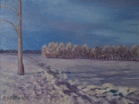 Painting: "Winter. The Field"
